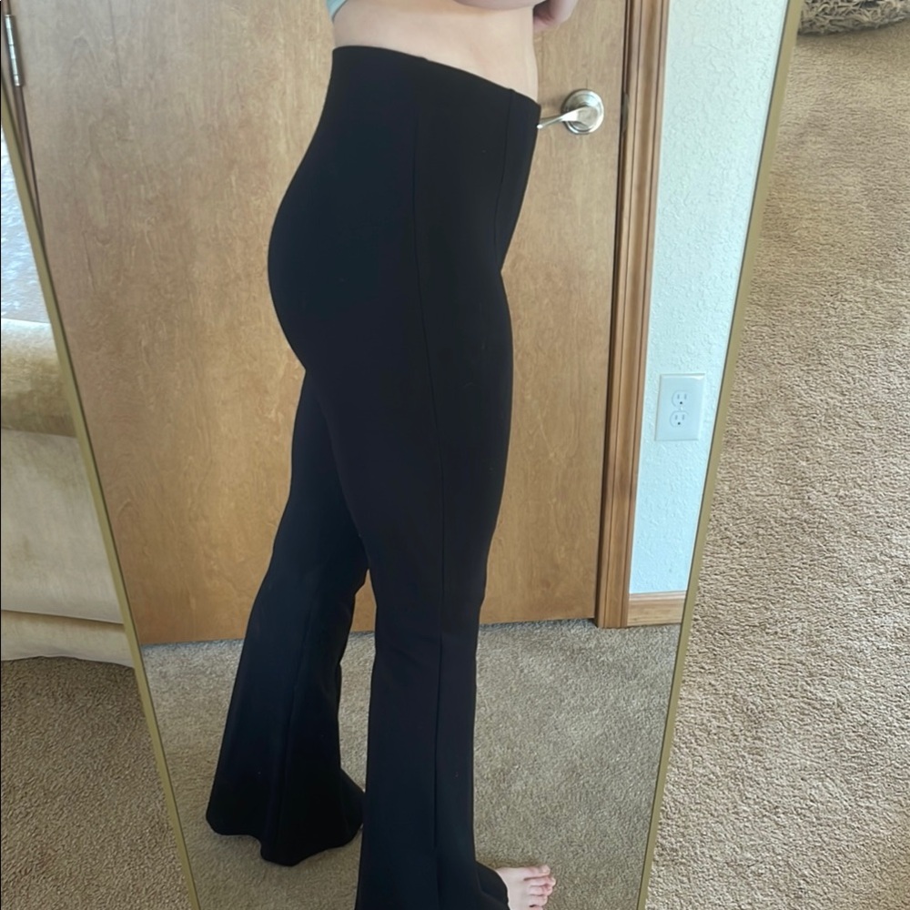 Women's Black Flared Pants L